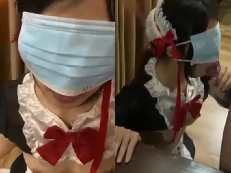 Người yêu việt dâm cosplay nô lệ tình dục liếm bú con cậu bé điêu luyện